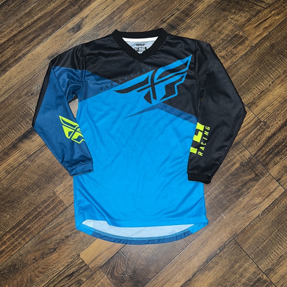 FLY Racing F-16 YOUTH Shirt Size Large